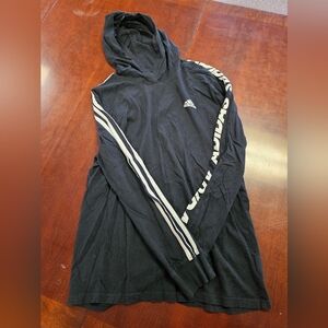 Adidas long sleeve tee with hood